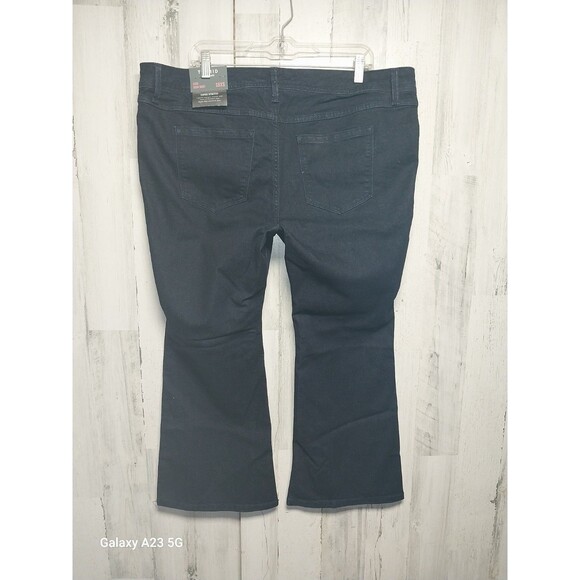 Torrid Luxe Slim Boot Super Stretch Mid-Rise Jeans Rainstorm 18 XS New - Picture 4 of 8